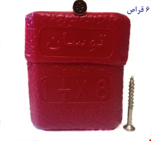 پیچ چوب چهارسو 4 سانت توسان
